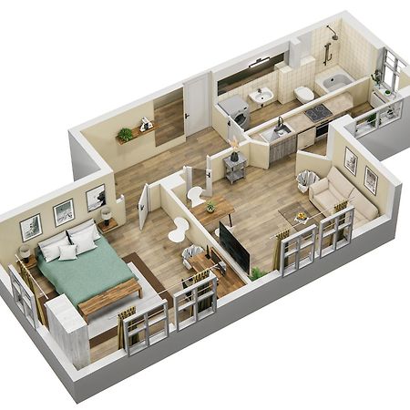 Gemuetliches Refugium Am Bahnhof - Perfekt Zum Erkunden Der Saechsischen Schweiz Apartment Sebnitz Luaran gambar